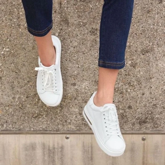 Birkenstock Bend Low Leather White Sneaker